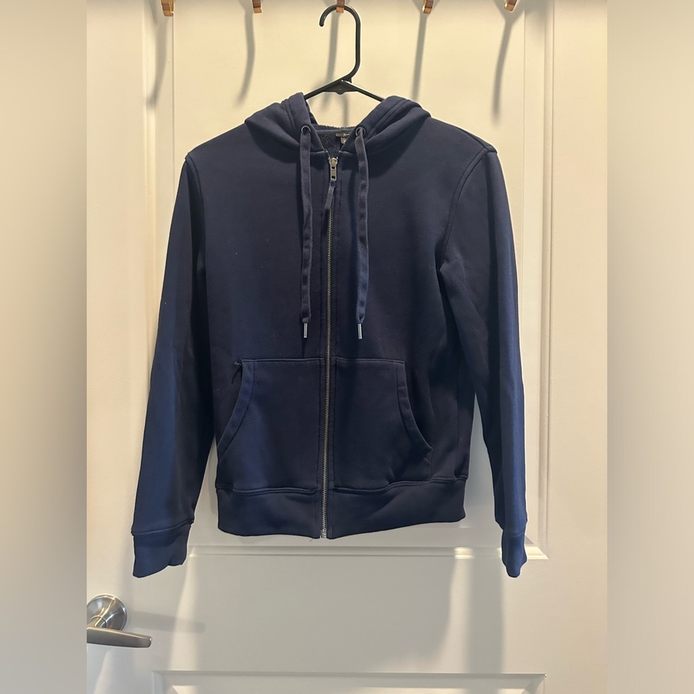 J Crew women’s zip up hoodie, size XXS